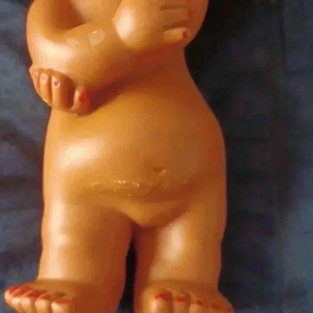 Vintage Rubber Doll Hula Hawaiian Tan Doll